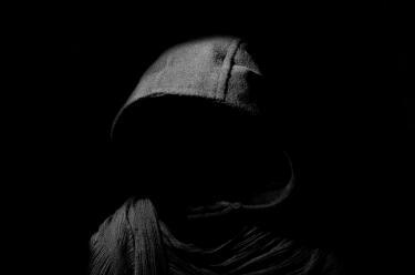 Hooded figure