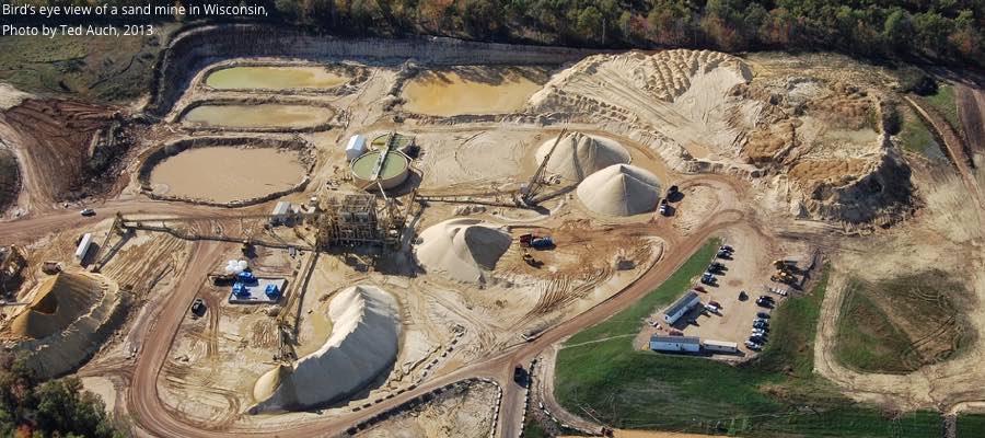 Wisconsin frac sand mine